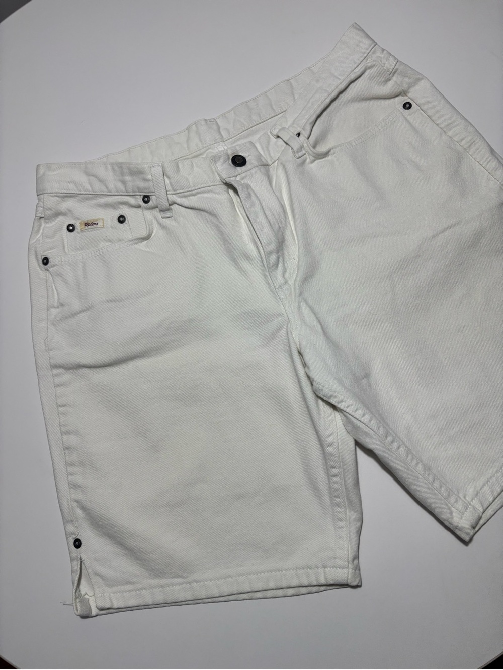 Riders By Lee White Vintage High Waist Denim Shorts